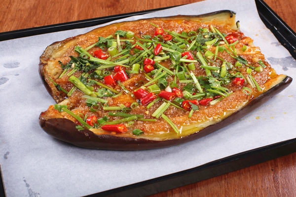 烤茄子制作方法