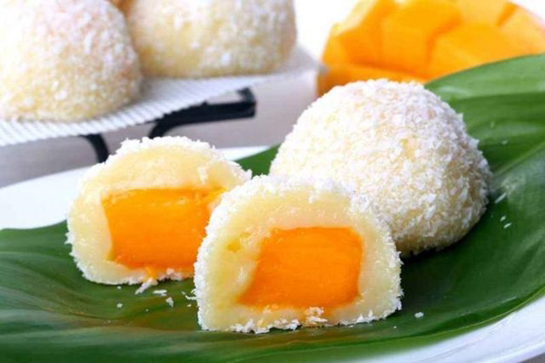 芒果糯米糍制作方法