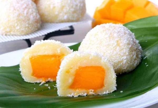 芒果糯米糍制作流程