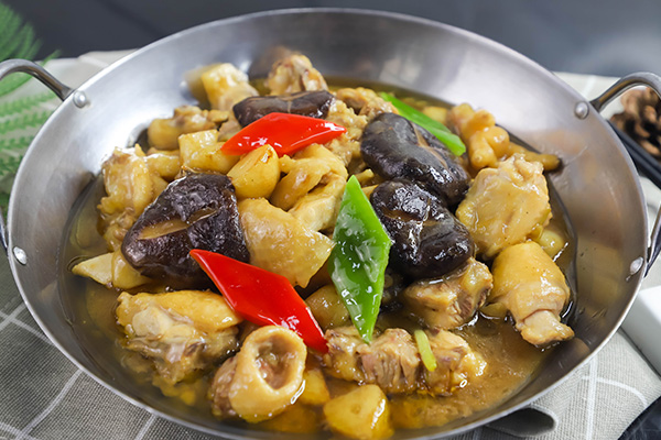 香菇滑鸡制作方法